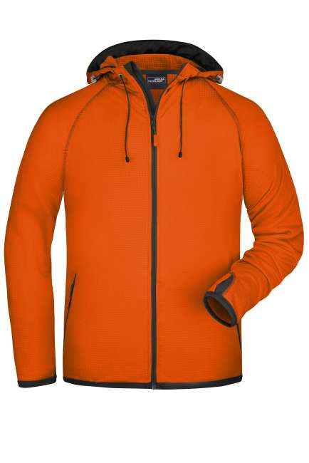 Men's Hooded Fleece dark-orange/carbon