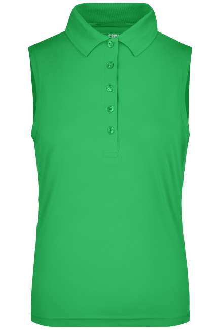 Ladies' Active Polo Sleeveless green