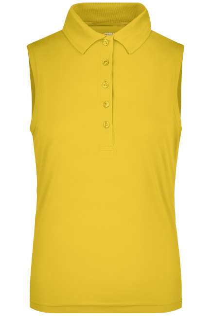 Ladies' Active Polo Sleeveless sun-yellow
