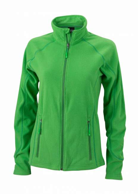 Ladies' Structure Fleece Jacket green/dark-green
