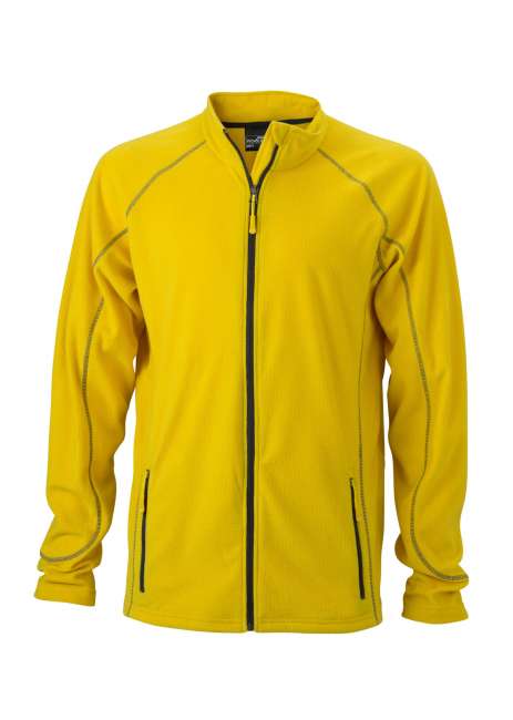Men's Structure Fleece Jacket yellow/carbon