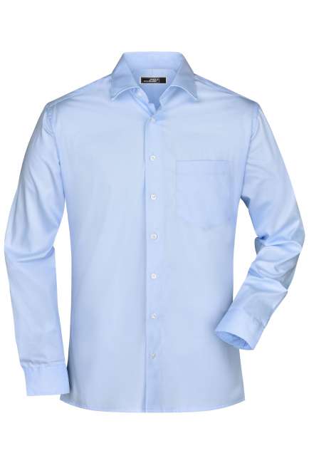 Men's Business Shirt Long-Sleeved light-blue