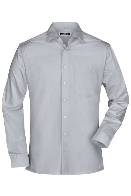 Men's Business Shirt Long-Sleeved light-grey
