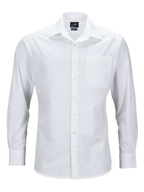 Men's Business Shirt Long-Sleeved white