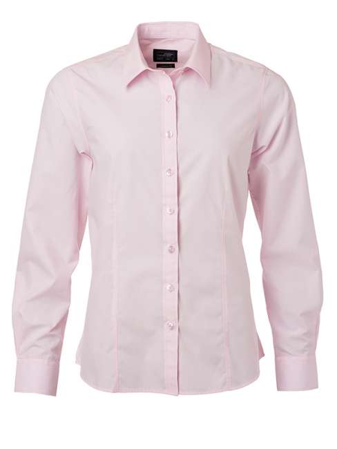 Ladies' Shirt Longsleeve Poplin light-pink