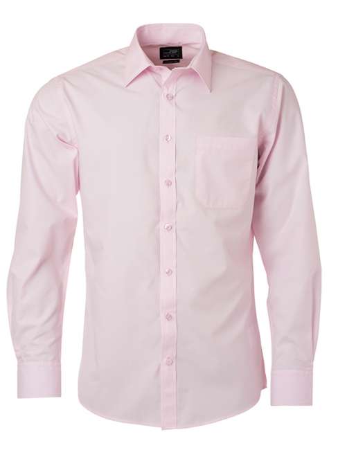 Men's Shirt Longsleeve Poplin light-pink