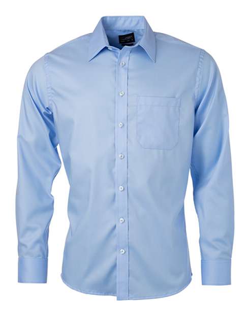 Men's Shirt Longsleeve Micro-Twill light-blue