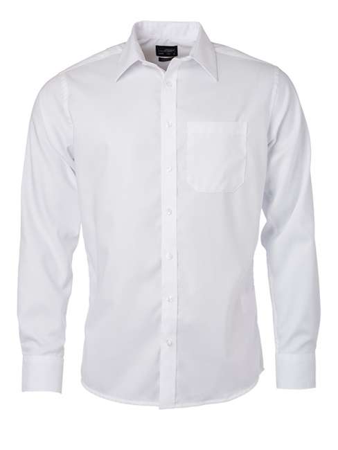 Men's Shirt Longsleeve Micro-Twill white