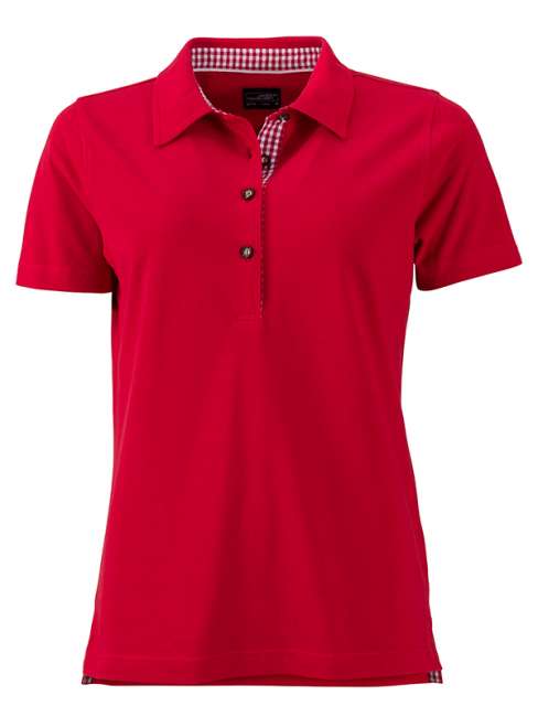Ladies' Traditional Polo red/red-white
