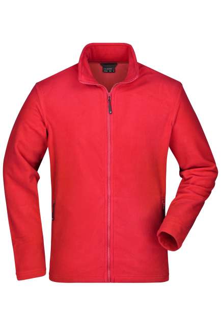 Men's Basic Fleece Jacket red
