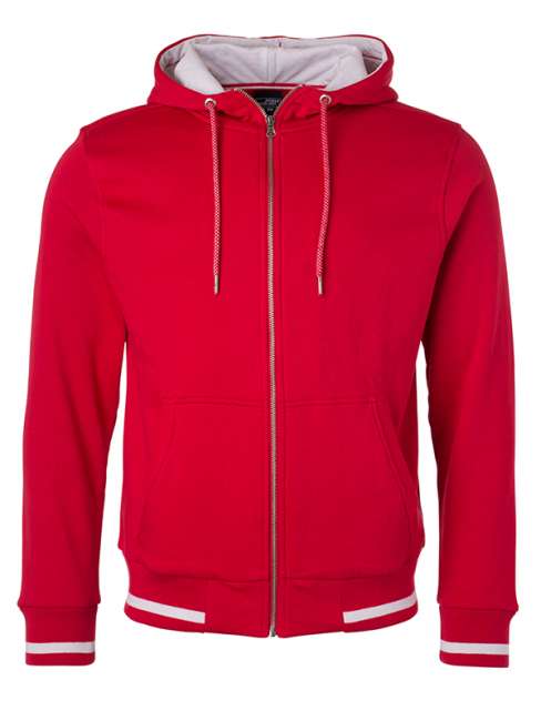 Men's Club Sweat Jacket red/white