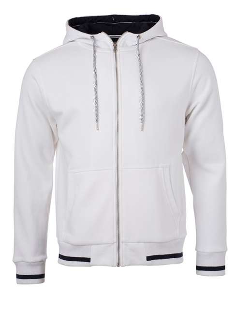 Men's Club Sweat Jacket white/navy