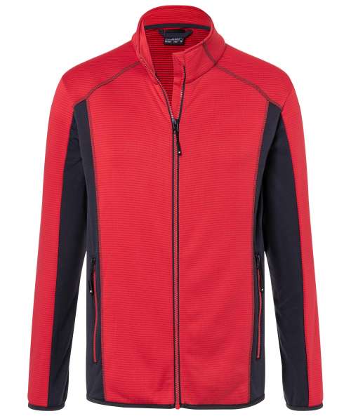 Men's Structure Fleece Jacket red/carbon