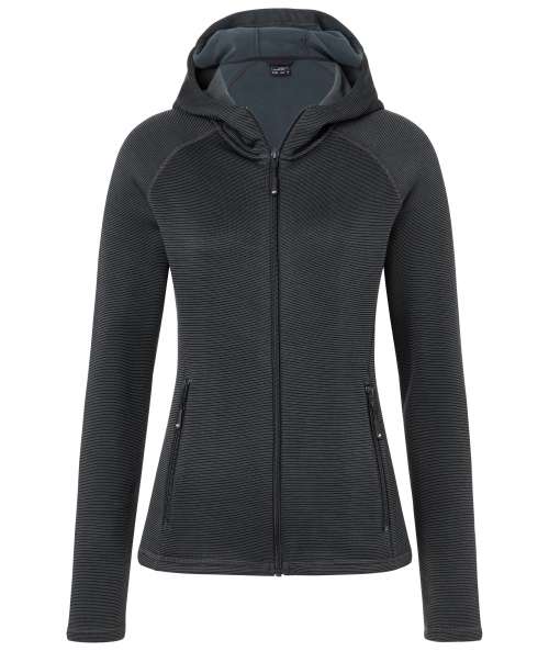 Ladies' Stretchfleece Jacket black/carbon