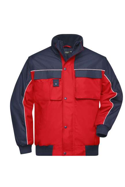 Workwear Jacket red/navy