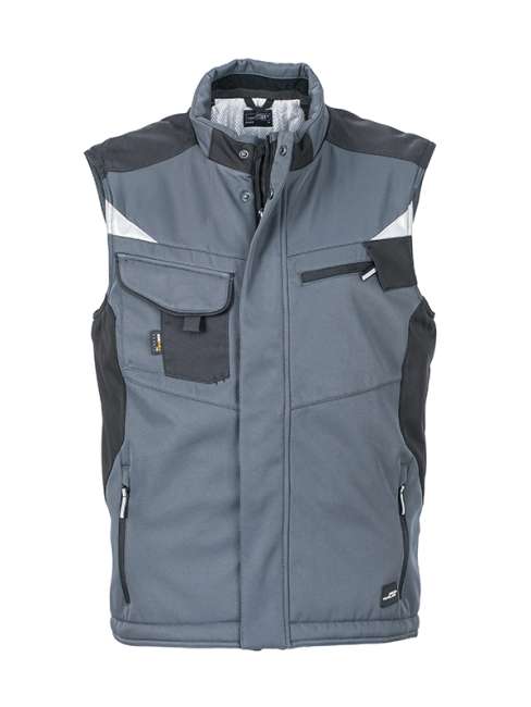 Craftsmen Softshell Vest - STRONG - carbon/black