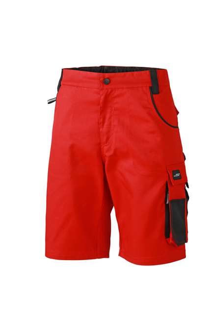 Workwear Bermudas - STRONG - red/black