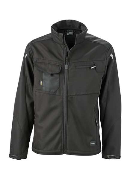 Workwear Softshell Jacket - STRONG - black/black