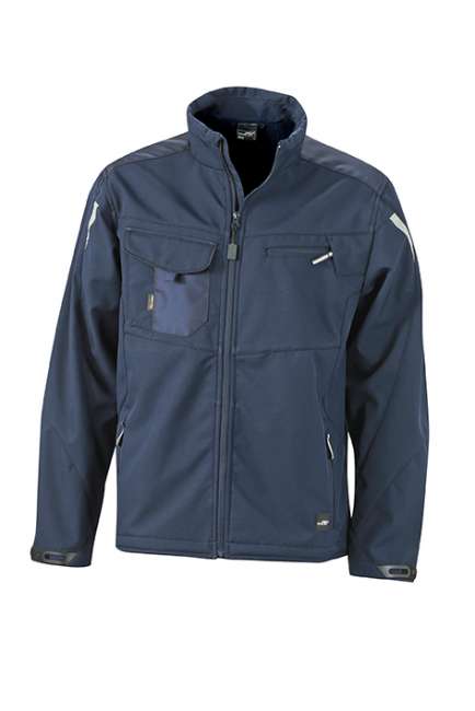 Workwear Softshell Jacket - STRONG - navy/navy