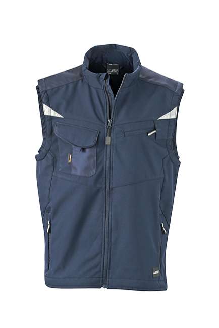 Workwear Softshell Vest - STRONG - navy/navy