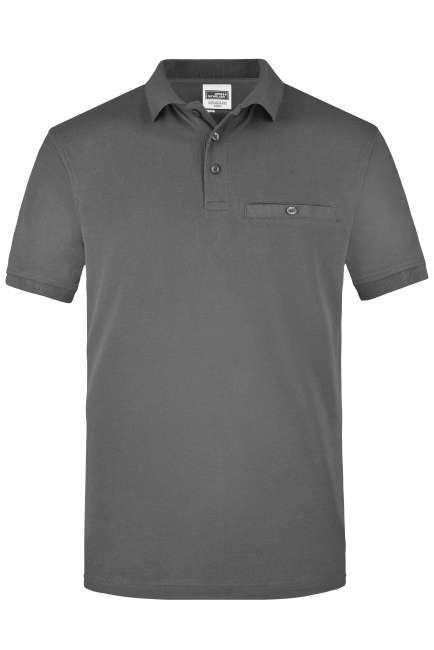 Men´s Workwear Polo Pocket dark-grey