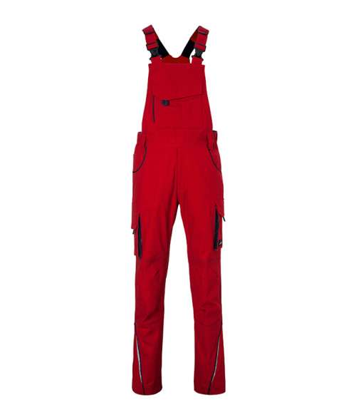 Workwear Pants with Bib - COLOR - red/navy