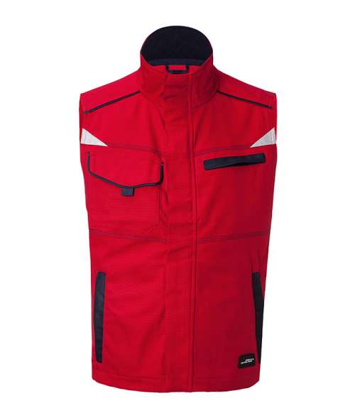 Workwear Vest - COLOR - red/navy