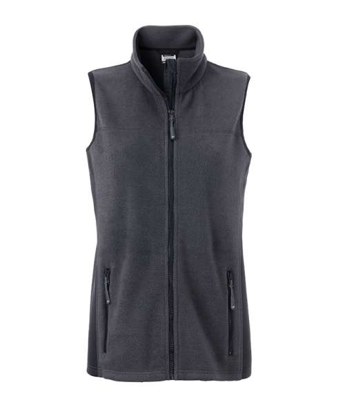 Ladies' Workwear Fleece Vest - STRONG - carbon/black