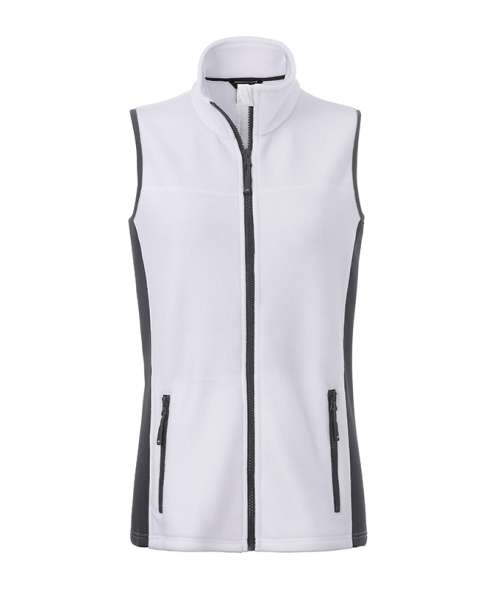 Ladies' Workwear Fleece Vest - STRONG - white/carbon