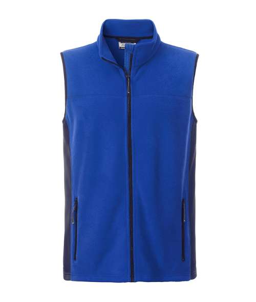 Men's Workwear Fleece Vest - STRONG - royal/navy