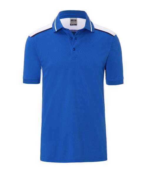 Men's Workwear Polo - COLOR - royal/white