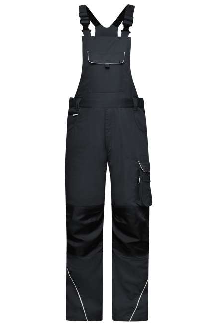 Workwear Pants with Bib - SOLID - carbon