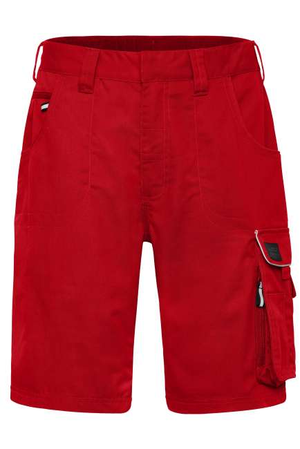 Workwear Bermudas - SOLID - red