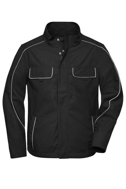 Workwear Softshell Light Jacket - SOLID - black