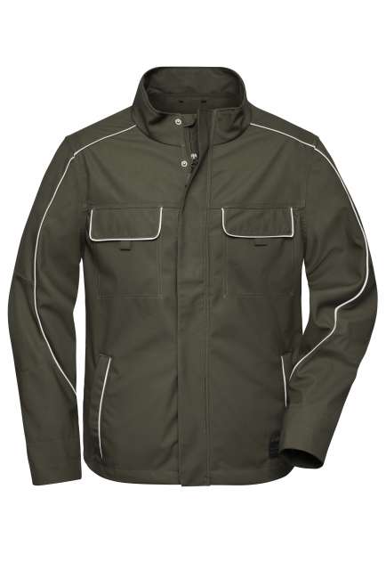 Workwear Softshell Light Jacket - SOLID - olive