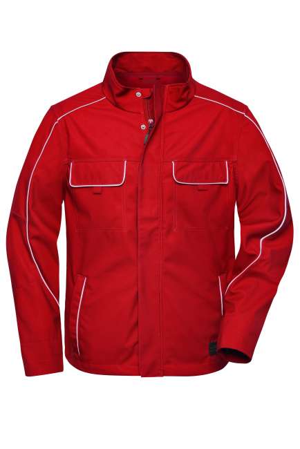 Workwear Softshell Light Jacket - SOLID - red
