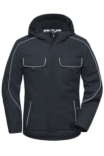 Workwear Softshell Padded Jacket - SOLID - carbon
