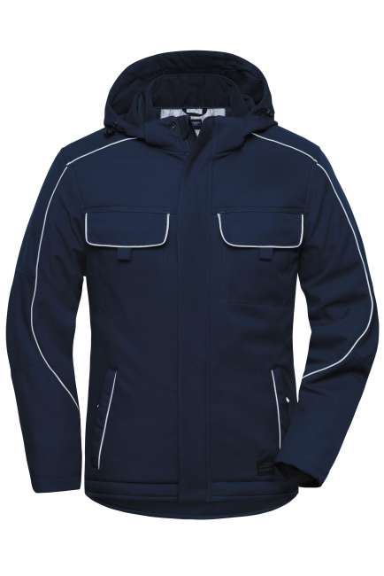 Workwear Softshell Padded Jacket - SOLID - navy