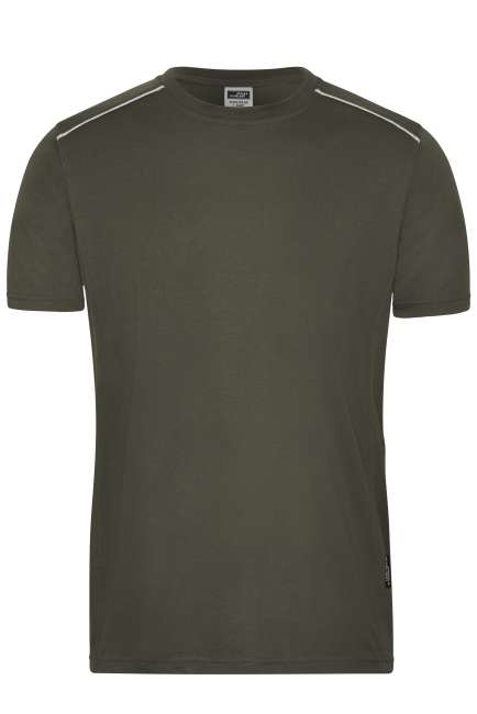 Men's Workwear T-Shirt - SOLID - olive
