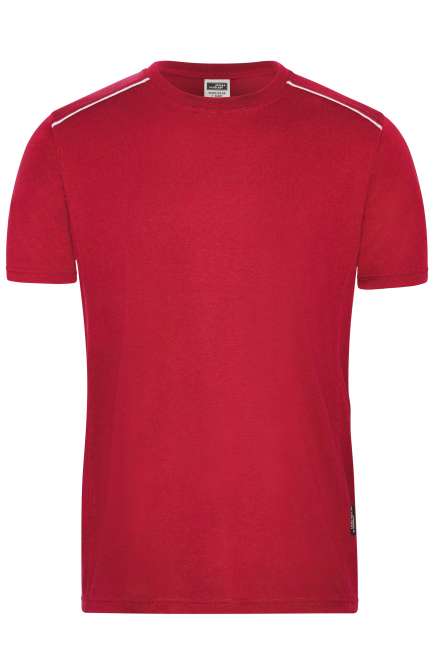 Men's Workwear T-Shirt - SOLID - red