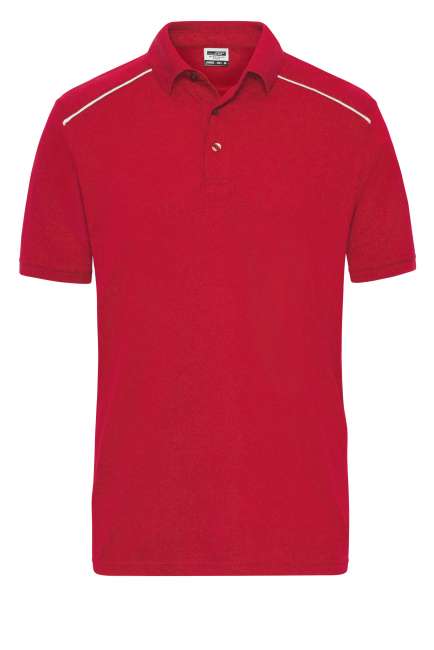 Men's  Workwear Polo - SOLID - red