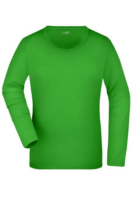 Ladies' Stretch Shirt Long-Sleeved lime-green