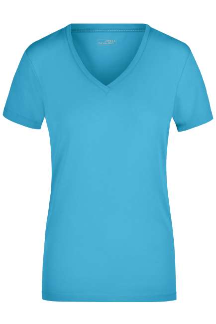Ladies' Stretch V-T turquoise