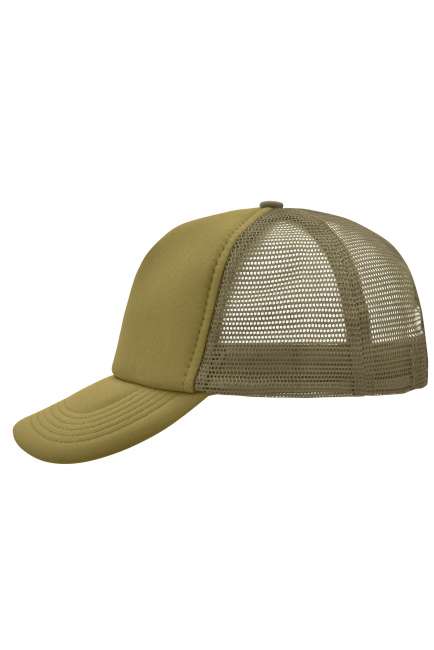 5 Panel Polyester Mesh Cap olive