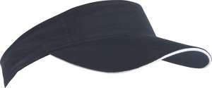 Sandwich Sunvisor black/white