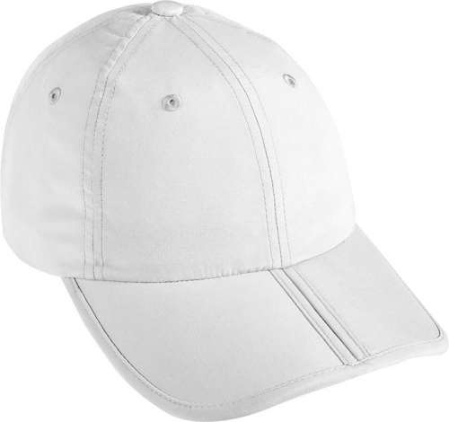 6 Panel Pack-a-Cap white