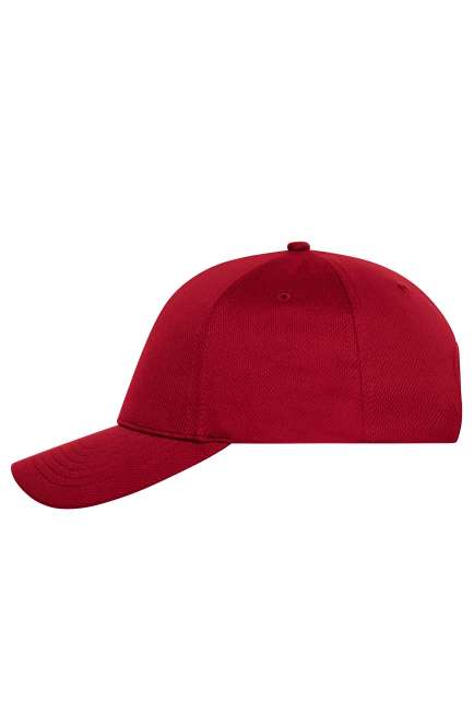 6 Panel Sports Cap red