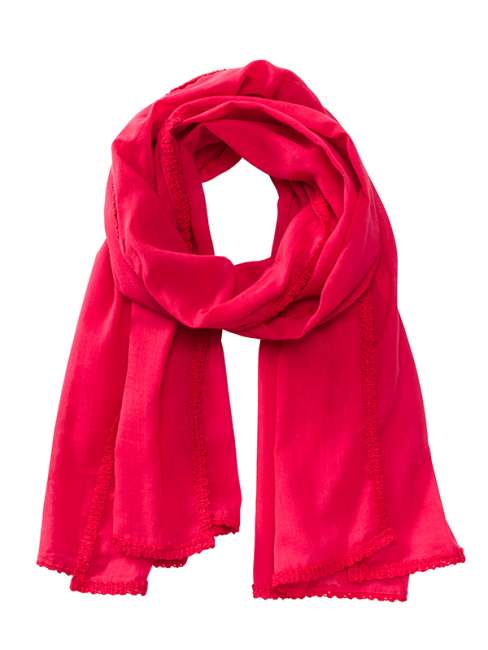 Cotton Scarf red