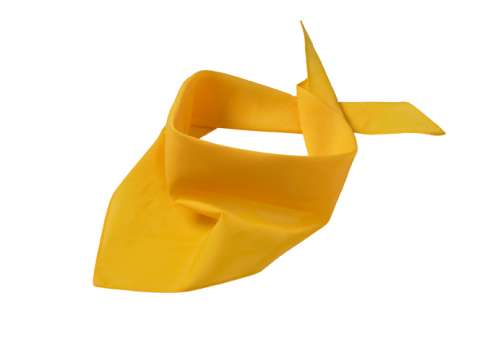 Triangular Scarf gold-yellow