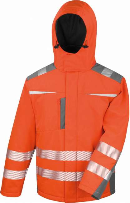 Workwear Softshell Jacke R331X Result fluorescent orange